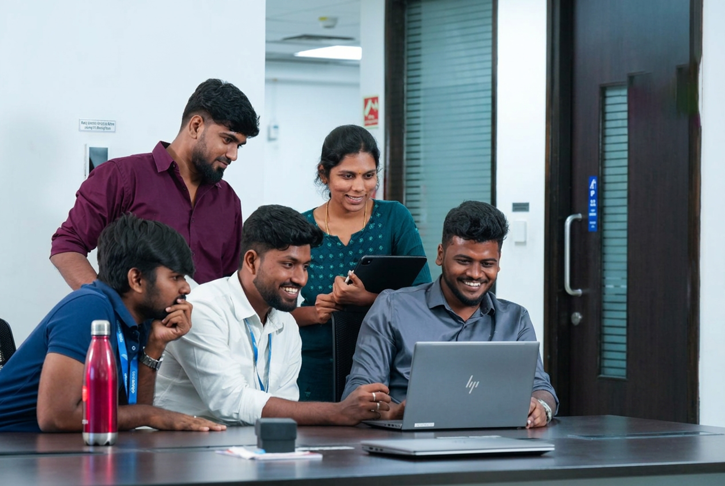 The WebAmigo team collaborating